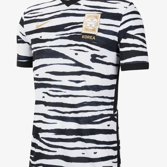 Nike South Korea Home Tiger White Black Jersey New - Picture 2 of 4